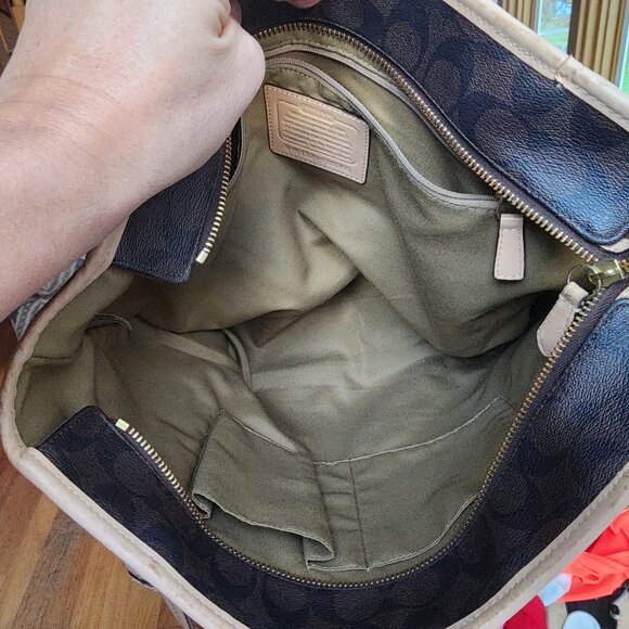 COACH K1321-F28365 Peyton Signature Zip Top Tote Bag - Picture 13 of 15